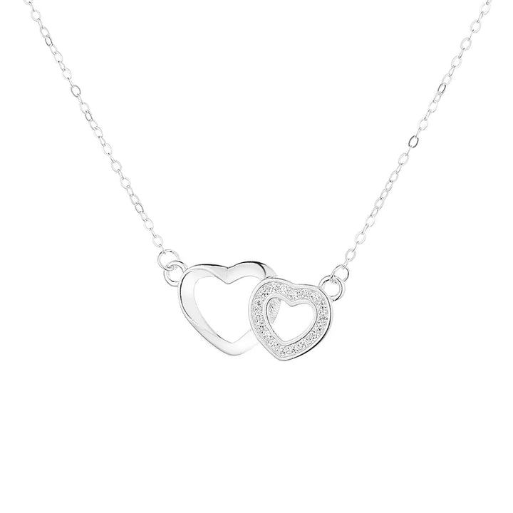 DOUBLE HEART NECKLACE